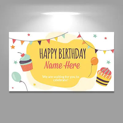 Personalized Custom Birthday Vinyl Banner Printing Indoor or Outdoor use Printed Business Event Birthday Party Large Custom Vinyl Banner for Party Decoration Image Matters Group