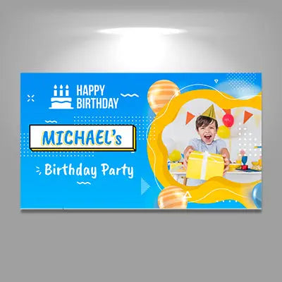 Personalized Custom Birthday Vinyl Banner Printing Indoor or Outdoor use Printed Business Event Birthday Party Large Custom Vinyl Banner for Party Decoration Image Matters Group
