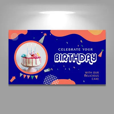 Personalized Custom Birthday Vinyl Banner Printing Indoor or Outdoor use Printed Business Event Birthday Party Large Custom Vinyl Banner for Party Decoration Image Matters Group
