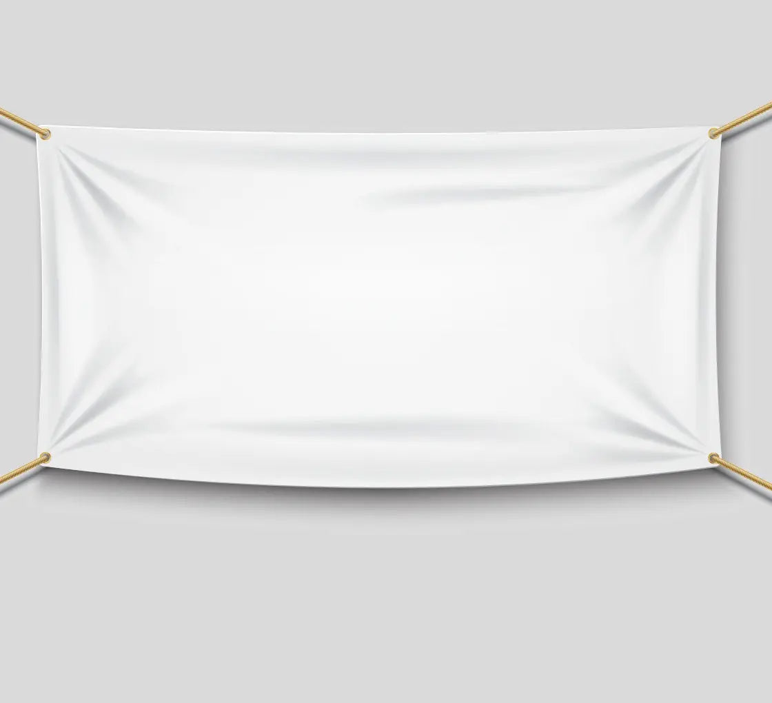 Blank Vinyl Plain Banner Waterproof better than Polyester DIY PVC Flex Schools Home Office Store Advertising Indoor Outdoor (2X2 feet (HXW)) Image Matters Group