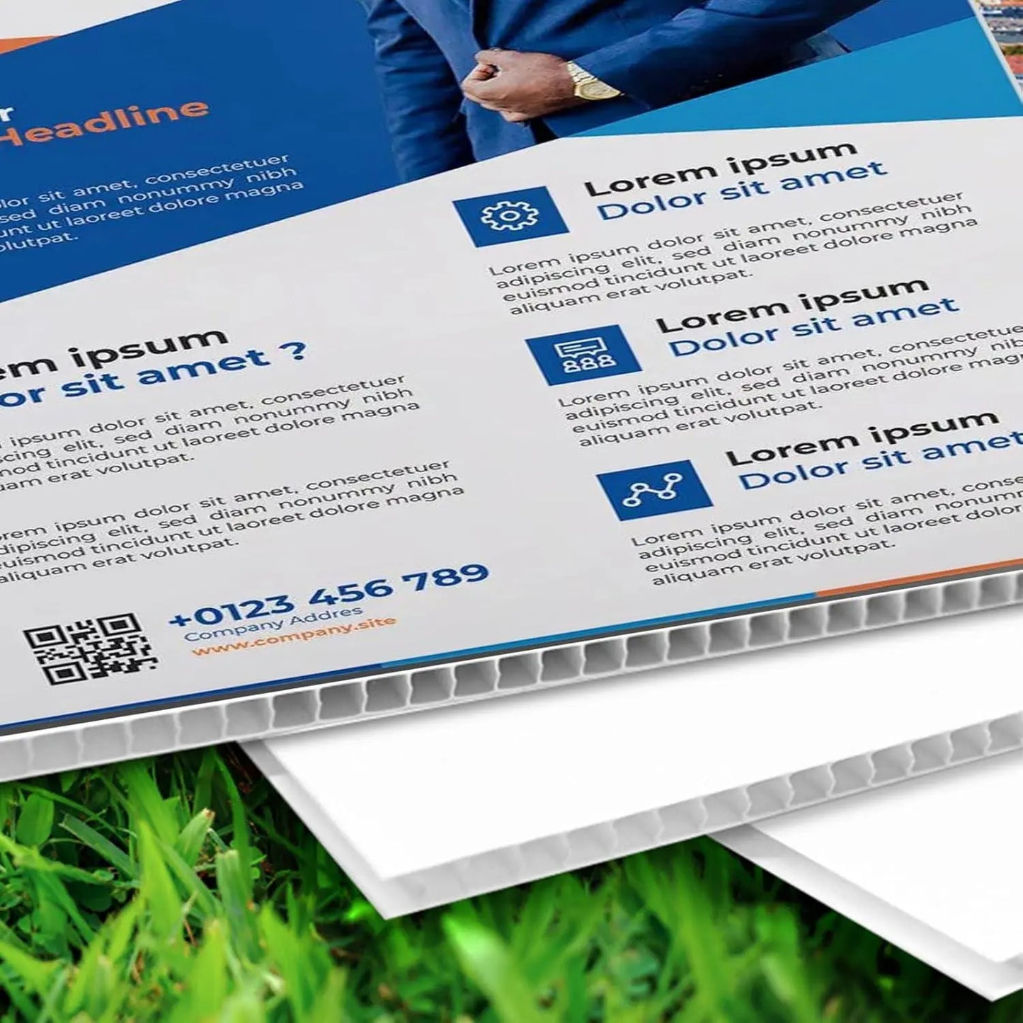 Custom 24x36"" Coroplast for A-Frame & Signicade Sign Insert - Ready in One Day Image Matters Group