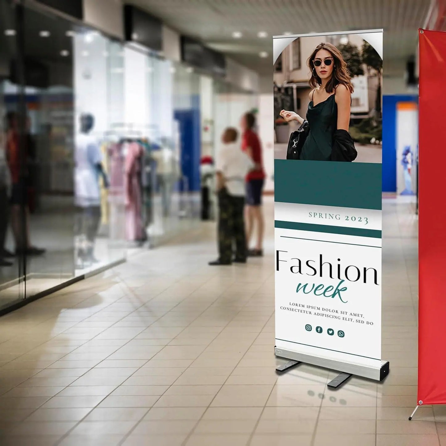 Wedding Retractable Banner Ready in 1 Day Roll Up Pull up Banner Custom logo Personalized Image Matters Group