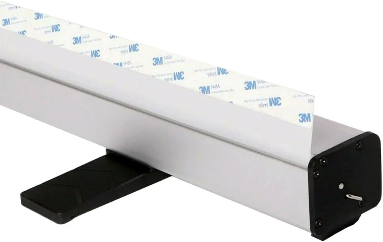 Generic 33x81 Retractable Banner Stand Only Banner not included Signs Pull up Roll up Portable & Personalized Display with travel case for Business and Trade Shows Advertising and Promotion, White