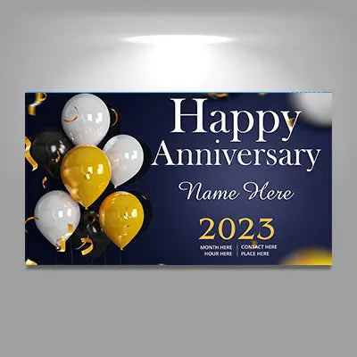 Nice Memory/Custom Anniversary/wedding Banner, Customized anniversary Banner Party Decorations, Personalized Anniversary/wedding banner Banner Image Matters Group