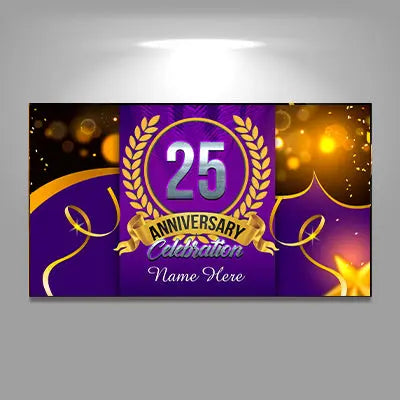 Nice Memory/Custom Anniversary/wedding Banner, Customized anniversary Banner Party Decorations, Personalized Anniversary/wedding banner Banner Image Matters Group
