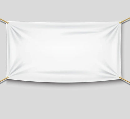Blank Vinyl Plain Banner Waterproof better than Polyester DIY PVC Flex Schools Home Office Store Advertising Indoor Outdoor (2X2 feet (HXW)) Image Matters Group