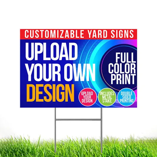 Yard Sign, Custom Yard Sign for Business and Trade Shows Advertising Image Matters Group